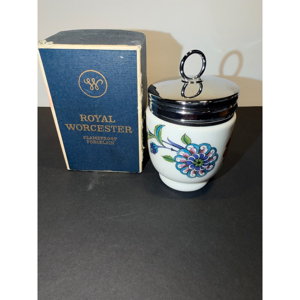 Royal Worcester Astley Egg‎ Coddler Flameproof Porcelain Made in England Vintage
